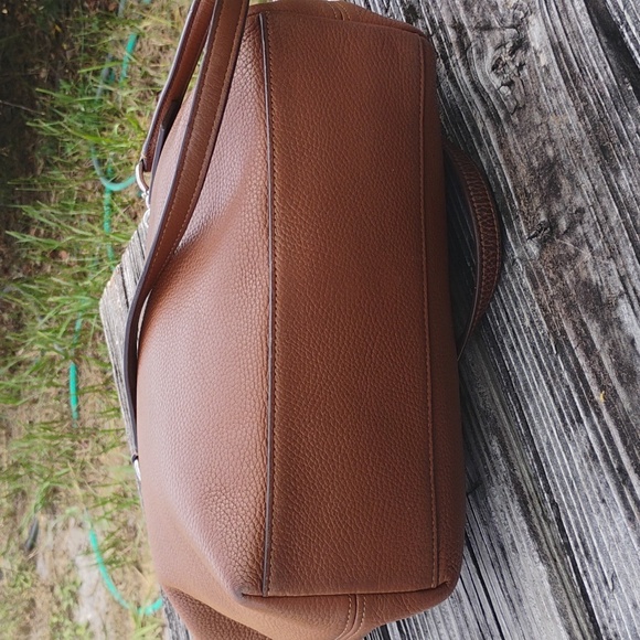 🍍Coach Sophia Tote In Tan/Brown Pebbled Leather - Picture 8 of 16